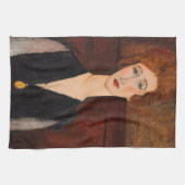 Amedeo Modigliani - Portrait einer Frau Geschirrtuch (Horizontal)