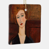 Amedeo Modigliani - Portrait einer Frau Keramikornament (Rechts)