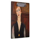 Amedeo Modigliani - Portrait einer Frau Klemmbrett (Rechts)