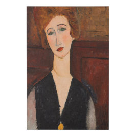 Amedeo Modigliani - Portrait einer Frau Künstlicher Leinwanddruck