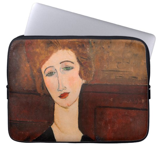 Amedeo Modigliani - Portrait einer Frau Laptopschutzhülle (Vorderseite)