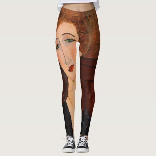 Amedeo Modigliani - Portrait einer Frau Leggings (Vorderseite)