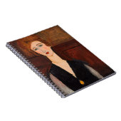 Amedeo Modigliani - Portrait einer Frau Notizblock (Rechte Seite)