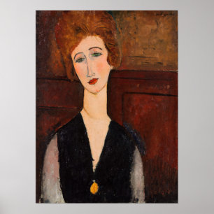 Amedeo Modigliani - Portrait einer Frau Poster