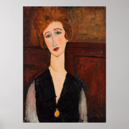 Amedeo Modigliani - Portrait einer Frau Poster