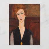 Amedeo Modigliani - Portrait einer Frau Postkarte (Vorderseite)