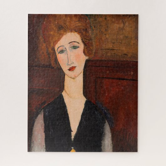 Amedeo Modigliani - Portrait einer Frau Puzzle (Vertikal)