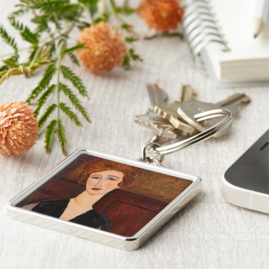 Amedeo Modigliani - Portrait einer Frau Schlüsselanhänger (Seite)