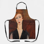 Amedeo Modigliani - Portrait einer Frau Schürze (Vorderseite)