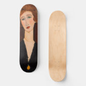 Amedeo Modigliani - Portrait einer Frau Skateboard (Vorderseite)