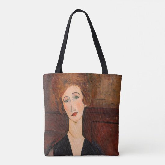 Amedeo Modigliani - Portrait einer Frau Tasche (Rückseite)