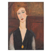 Amedeo Modigliani - Portrait einer Frau Tischdecke (Vorderseite)
