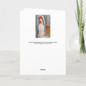 Amedeo Modigliani - Portrait Jeanne Hebuterne #1 Karte (Rückseite)