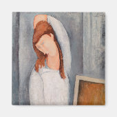 Amedeo Modigliani - Portrait Jeanne Hebuterne #1 Magnet (Vorne)