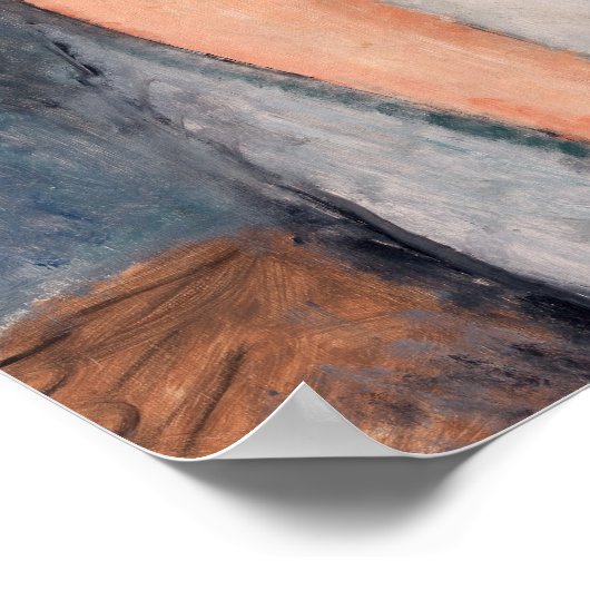 Amedeo Modigliani - Portrait Jeanne Hebuterne #1 Poster (Ecke)