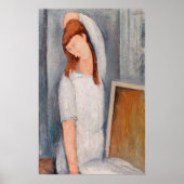 Amedeo Modigliani - Portrait Jeanne Hebuterne #1 Poster (Vorne)