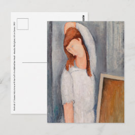 Amedeo Modigliani - Portrait Jeanne Hebuterne #1 Postkarte