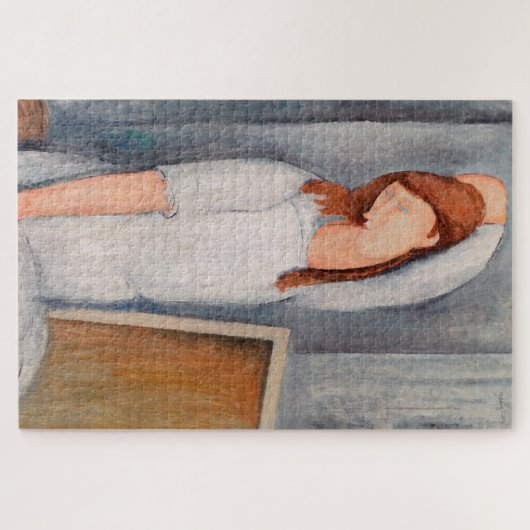 Amedeo Modigliani - Portrait Jeanne Hebuterne #1 Puzzle (Horizontal)
