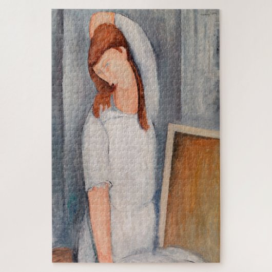 Amedeo Modigliani - Portrait Jeanne Hebuterne #1 Puzzle (Vertikal)
