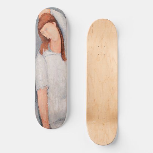 Amedeo Modigliani - Portrait Jeanne Hebuterne #1 Skateboard (Vorderseite)