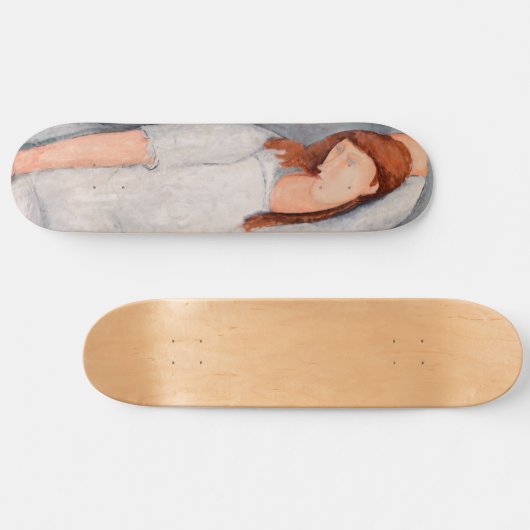 Amedeo Modigliani - Portrait Jeanne Hebuterne #1 Skateboard (Horizontal)