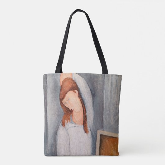 Amedeo Modigliani - Portrait Jeanne Hebuterne #1 Tasche (Rückseite)
