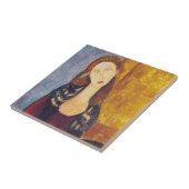Amedeo Modigliani - Portrait Jeanne Hebuterne #2 Fliese (Seite)