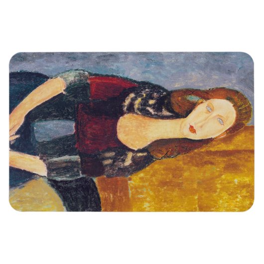 Amedeo Modigliani - Portrait Jeanne Hebuterne #2 Magnet (Horizontal)