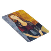 Amedeo Modigliani - Portrait Jeanne Hebuterne #2 Magnet (Rechte Seite)