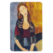 Amedeo Modigliani - Portrait Jeanne Hebuterne #2 Magnet (Vertikal)