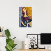 Amedeo Modigliani - Portrait Jeanne Hebuterne #2 Poster (Heimbüro)
