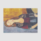 Amedeo Modigliani - Portrait Jeanne Hebuterne #2 Seidenpapier (Vorderseite)