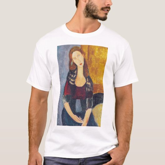 Amedeo Modigliani - Portrait Jeanne Hebuterne #2 T-Shirt (Vorderseite)
