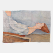 Amedeo Modigliani - Portrait Jeanne Hebuterne #3 Geschirrtuch (Horizontal)