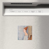 Amedeo Modigliani - Portrait Jeanne Hebuterne #3 Magnet (In Situ (Geschirrspüler))