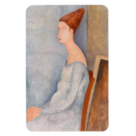 Amedeo Modigliani - Portrait Jeanne Hebuterne #3 Magnet