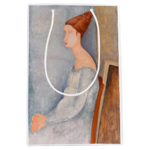 Amedeo Modigliani - Portrait Jeanne Hebuterne #3 Mittlere Geschenktüte