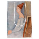 Amedeo Modigliani - Portrait Jeanne Hebuterne #3 Mittlere Geschenktüte (Rückseite)