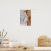 Amedeo Modigliani - Portrait Jeanne Hebuterne #3 Poster (Küche)