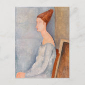 Amedeo Modigliani - Portrait Jeanne Hebuterne #3 Postkarte (Vorderseite)