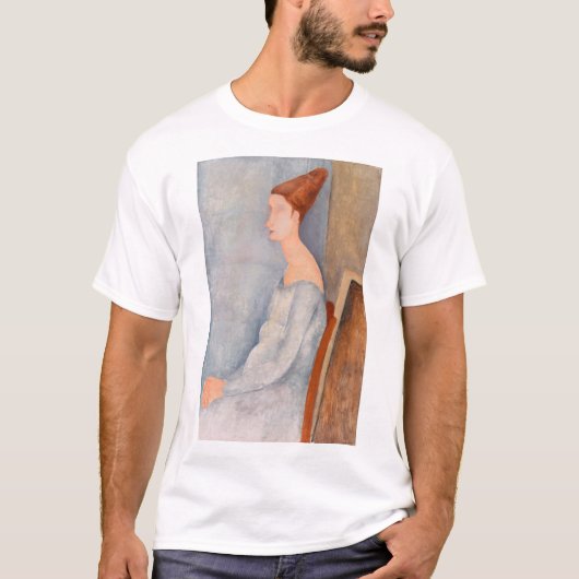 Amedeo Modigliani - Portrait Jeanne Hebuterne #3 T-Shirt (Vorderseite)