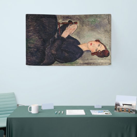 Amedeo Modigliani - Portrait von Dedie Hayden Banner (Messeveranstaltung)