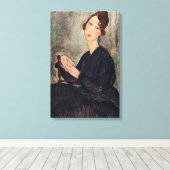 Amedeo Modigliani - Portrait von Dedie Hayden Leinwanddruck (Insitu (Holzboden))