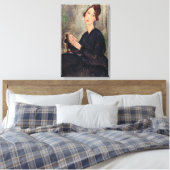 Amedeo Modigliani - Portrait von Dedie Hayden Leinwanddruck (Insitu (Schlafzimmer))