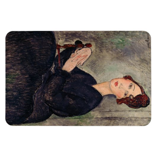 Amedeo Modigliani - Portrait von Dedie Hayden Magnet (Horizontal)