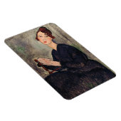 Amedeo Modigliani - Portrait von Dedie Hayden Magnet (Rechte Seite)