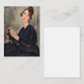 Amedeo Modigliani - Portrait von Dedie Hayden Mitteilungskarte (Vorne/Hinten)