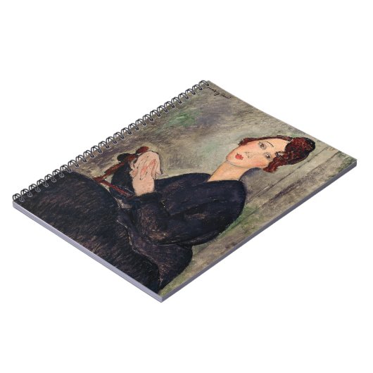 Amedeo Modigliani - Portrait von Dedie Hayden Notizblock (Linke Seite)