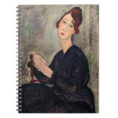 Amedeo Modigliani - Portrait von Dedie Hayden Notizblock (Vorderseite)