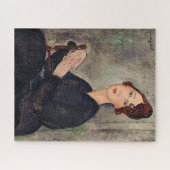 Amedeo Modigliani - Portrait von Dedie Hayden Puzzle (Horizontal)